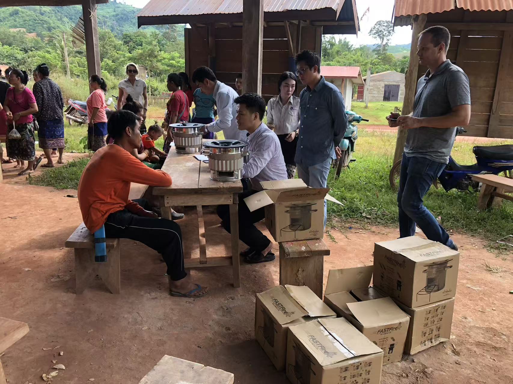 Photos taken by our team during on-site demonstrations of product usage.