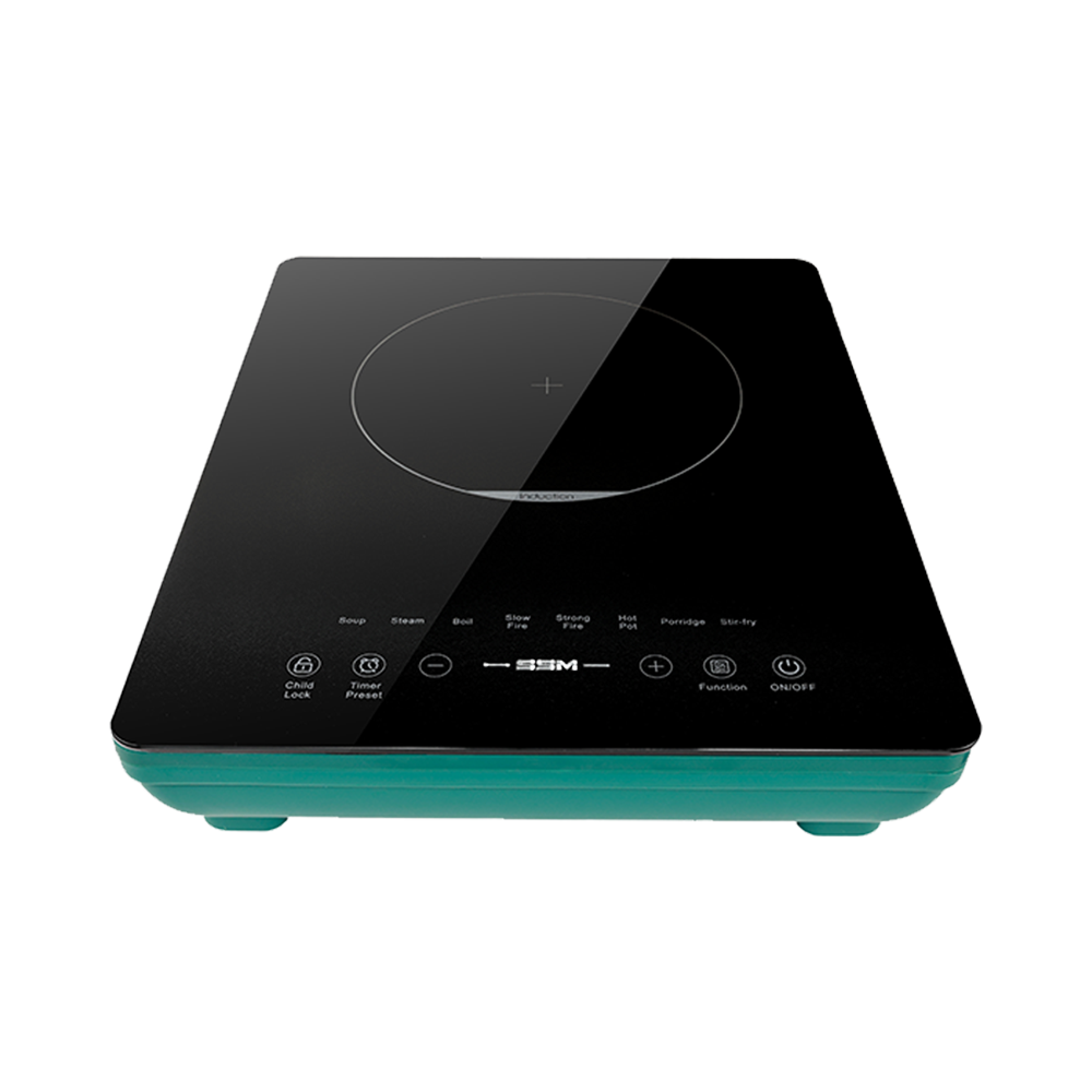 SSM high-efficiency induction cooktop, featuring advanced electromagnetic technology for rapid and energy-saving cooking.