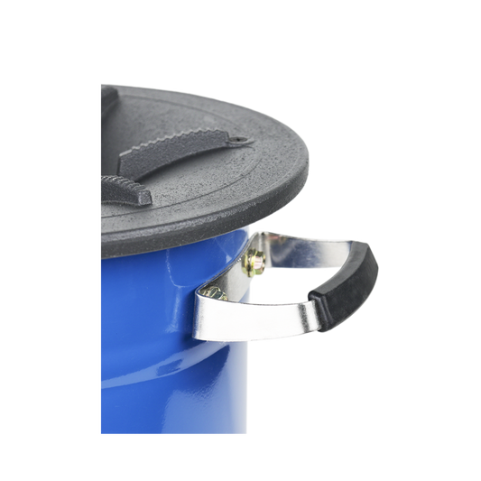 Detailed close-up of the S28-X handle and body, highlighting the robust construction that supports a 2-year warranty and over 50% cooking time reduction.
