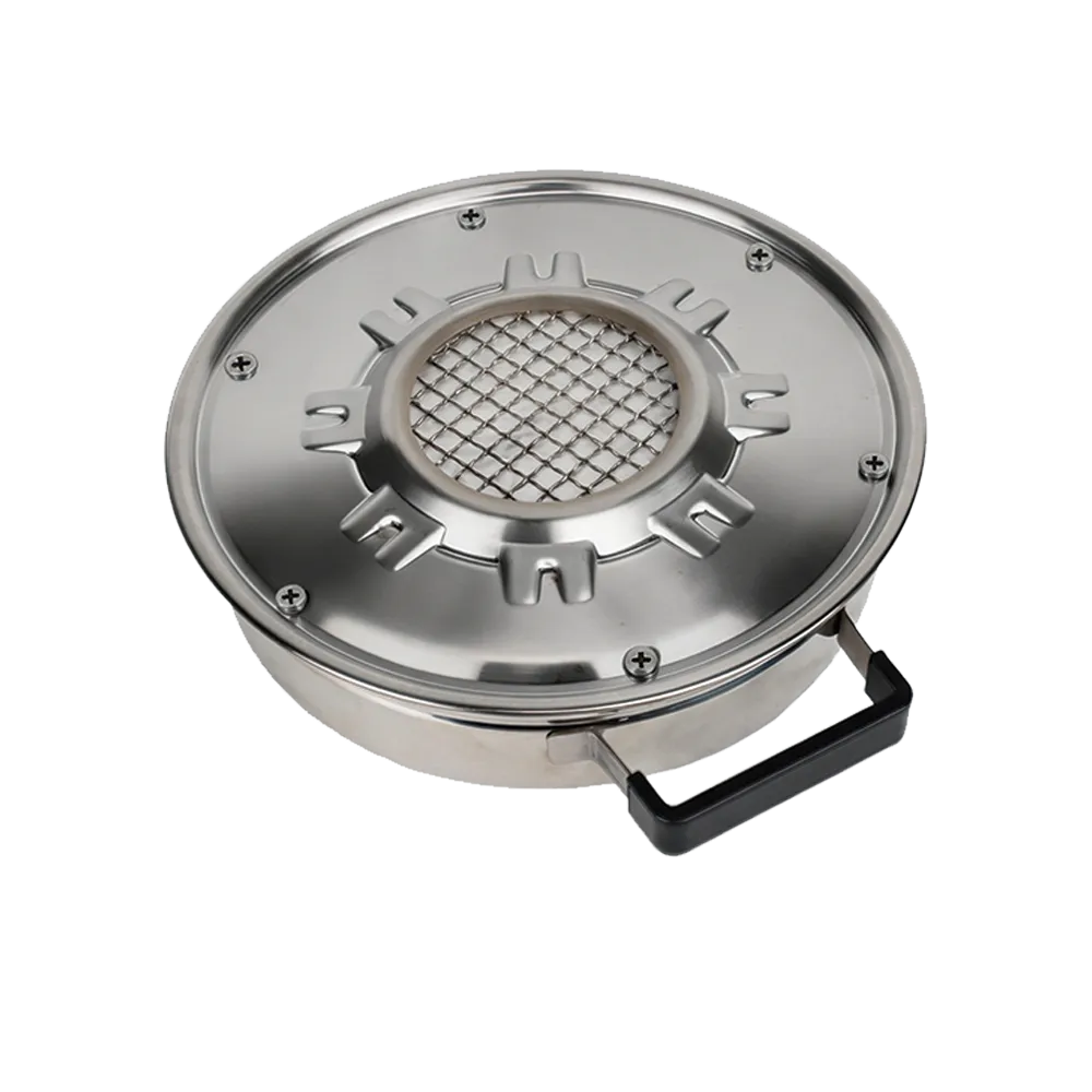 Detachable stainless steel burner core and canister with a pull handle, designed for the pull-out structure of the SSM ethanol stove.