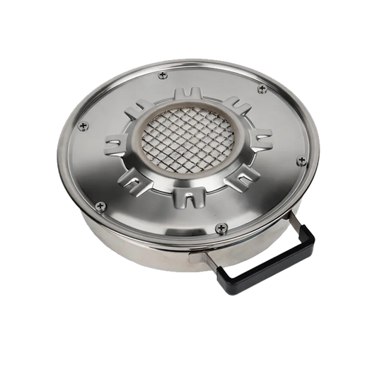 Detachable stainless steel burner core and canister with a pull handle, designed for the pull-out structure of the SSM ethanol stove.