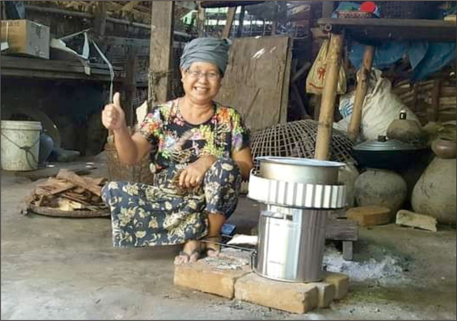 Photos of Southeast Asian people using our stoves