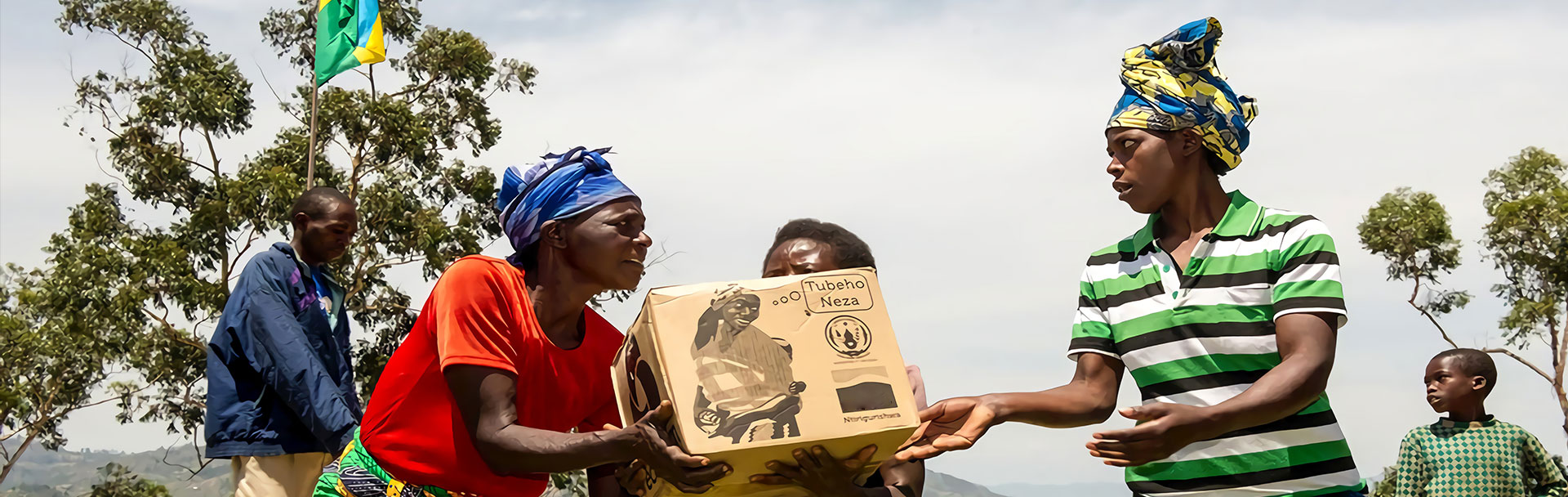 The people of Africa are passing on our packaged products.